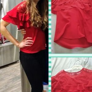 Candies Red Blouse